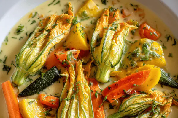 Stuffed Zucchini Blossoms