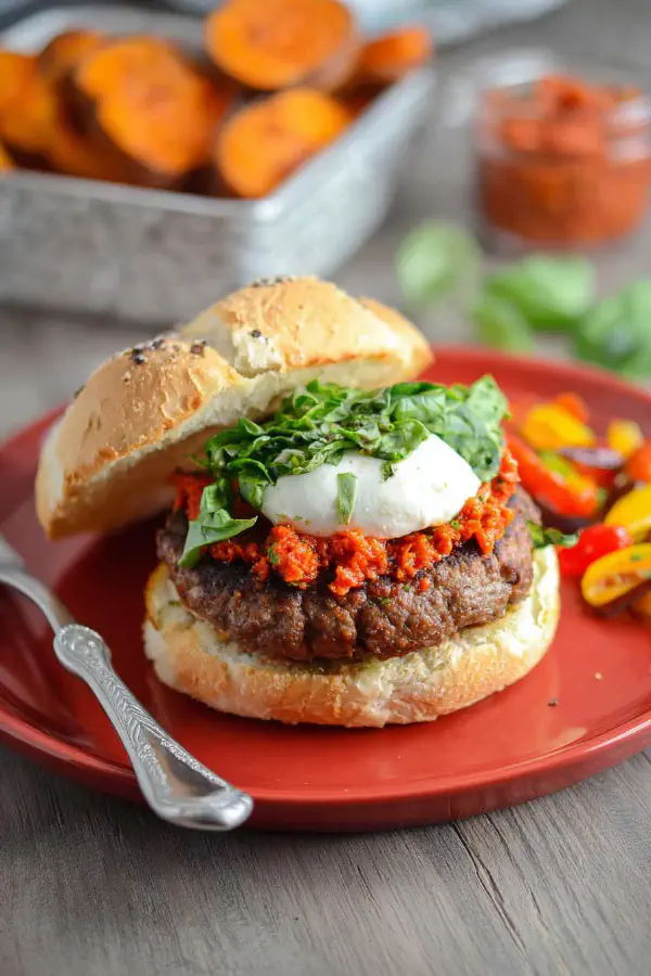Sun-dried Caprese Burger