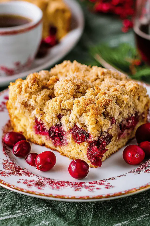Tart Cranberry Coffee Cake