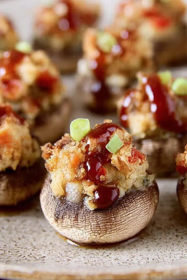 Thanksgiving Stuffed Mushrooms