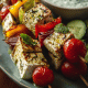 Grilled Veggie Parmesan Spread Sandwiches