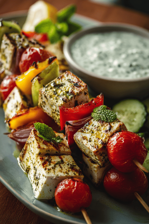 Tofu Souvlaki Skewers