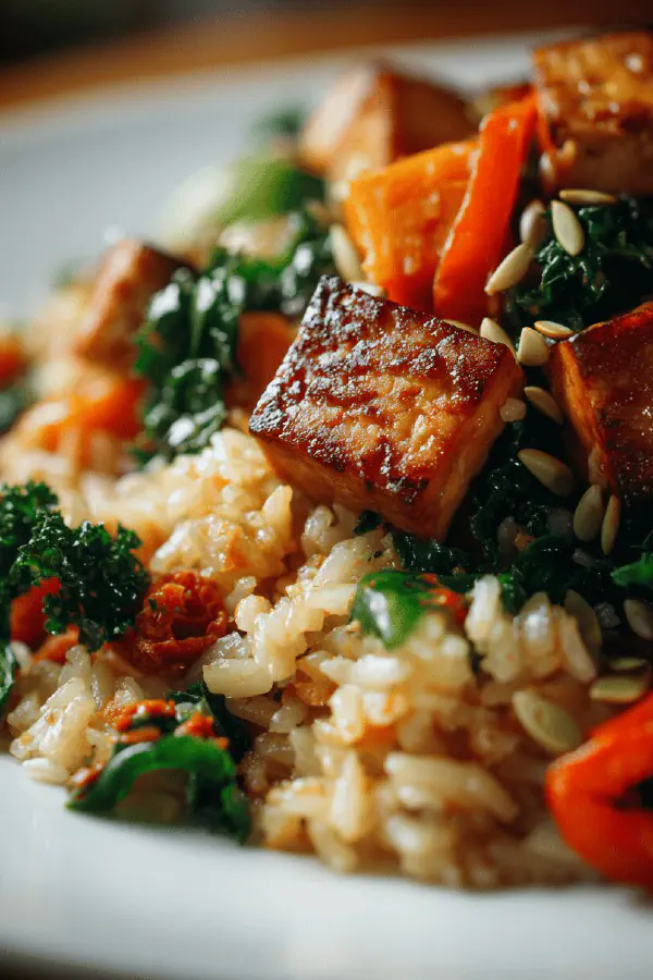 Tofu Veggie Fried Rice