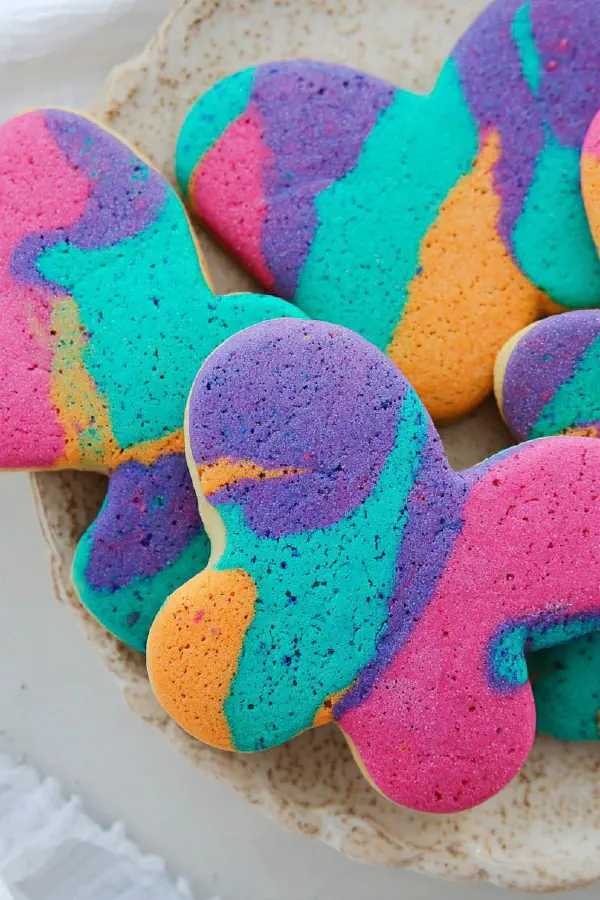 Twist Tie-Dye Cookies