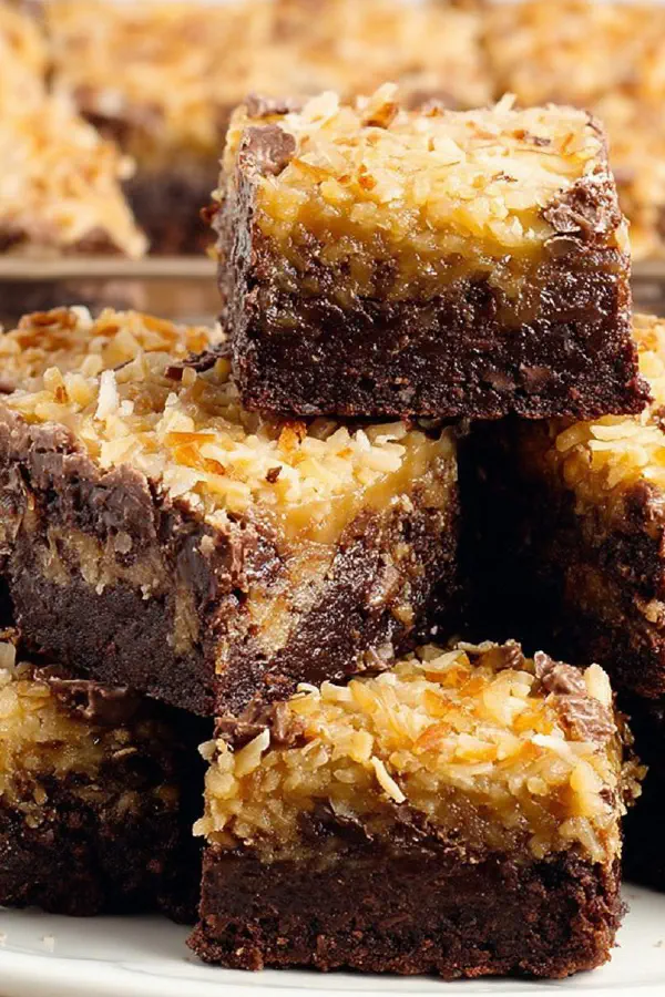 Twisted German Choco Brownies