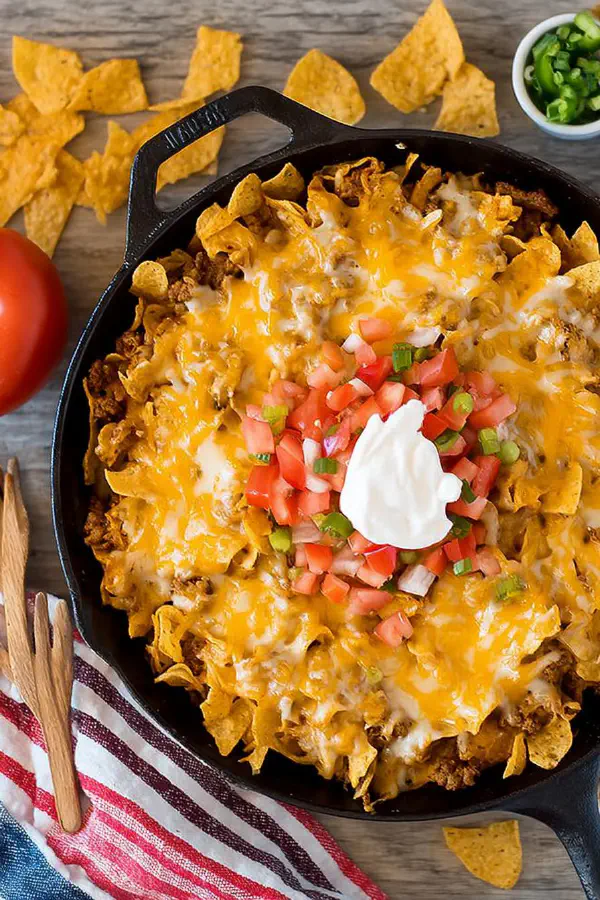 Zesty Beef Frito Pie
