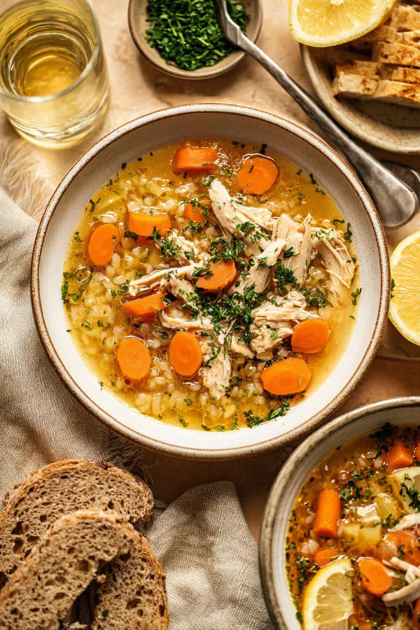 Zesty Chicken Citrus Soup