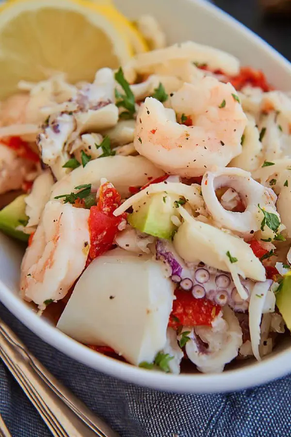 Zesty Italian Seafood Salad